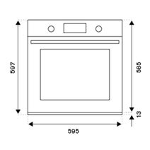 Bertazzoni 60cm Modern Series Pyrolytic Built-In Oven Stainless Steel F6011MODPTX-23 hero image