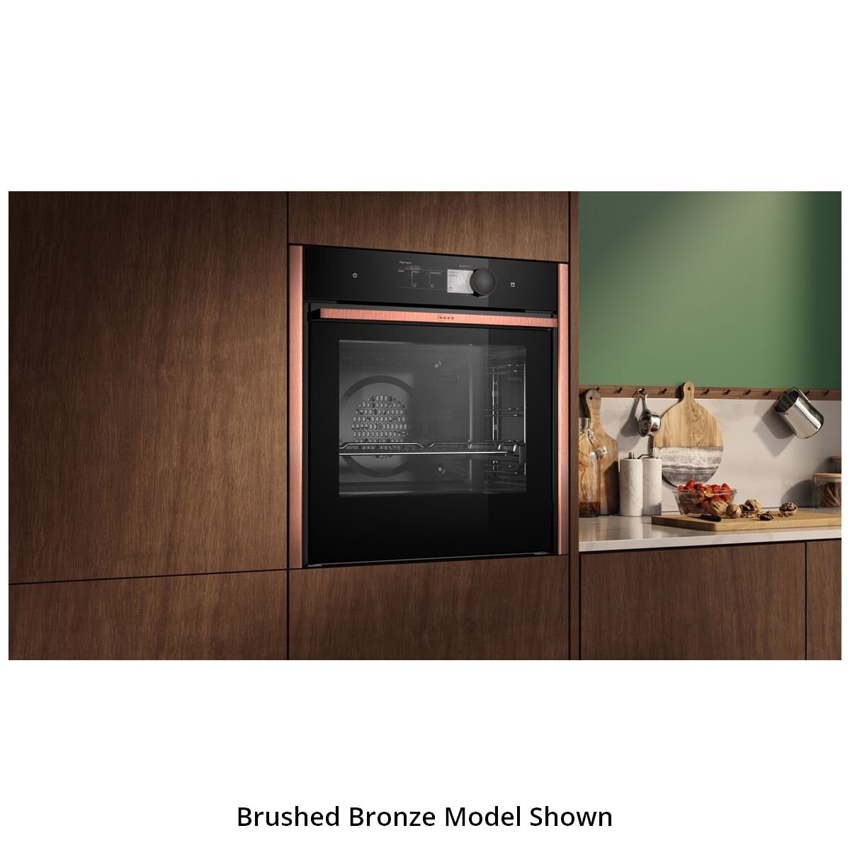 NEFF 60cm Pyrolytic Slide & Hide Oven with Added Steam Anthracite Grey B69VY7MY0A-AG hero image