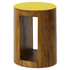 Reddie Bob Stool Wood Base with Yellow Top BLKBO35DIAX45M4W7 image NaN