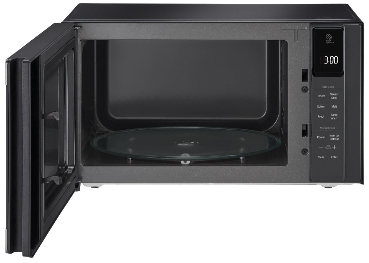 LG 42L NeoChef Smart Inverter 1200W Black Stainless Microwave Oven MS4296OBSS hero image