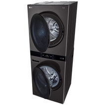 LG WashTower 19/10kg All-In-One Stacked Washer Dryer Black WWT-1910BX hero image