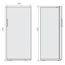 Westinghouse 254L Upright Frost Free Freezer WFB2804WA hero image