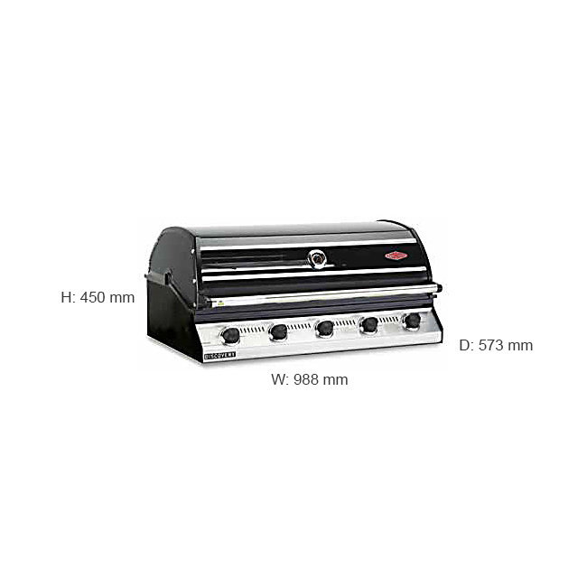 Beefeater BD18652 Discovery 1000R 5 Burner Built In LPG BBQ
