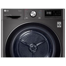 LG 9kg Heat Pump Dryer with Inverter Control Black Steel DVH9-09B hero image