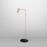 CTO Lighting Heron Floor Light - Satin Brass with Black Marquina Marble Base HERFLOSBNM image NaN
