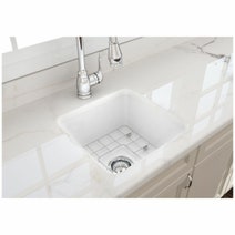 Turner Hastings Cuisine 46 Sink Pack with Chrome Ludlow Pull Out Mixer Tap and Accessories PKG048 hero image