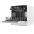Esatto 60cm White Benchtop Dishwasher EBTDW2D  image NaN