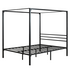 Zinus Patricia Queen Metal Canopy Bed Frame Black AU-CPBF-Q image NaN