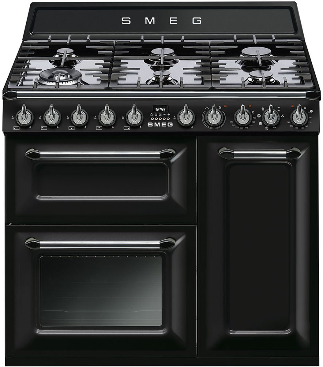 Smeg 90cm dual clearance fuel range cooker