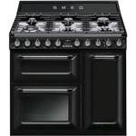 Smeg 90cm Victoria Aesthetic Freestanding Dual Fuel Oven/Stove TRA93B hero image