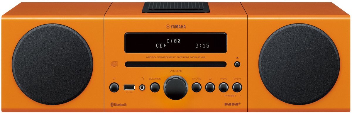 Yamaha MCRB142ORA Micro Hi-Fi with DAB+ & Bluetooth hero image