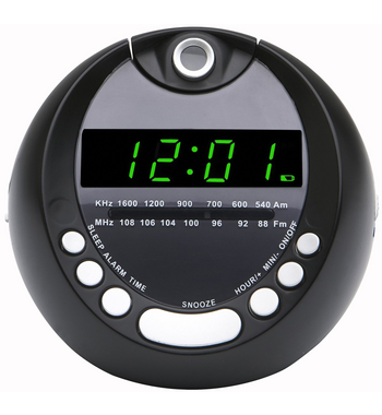 Lenoxx CR73 AM/FM Clock Radio