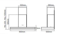 Fisher & Paykel HC90DCXB1 Canopy Rangehood hero image