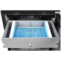 KingsBottle KB 98L Under Counter Steak and Meat Ager Black Right Hinge KB50SA-FG-RHH hero image
