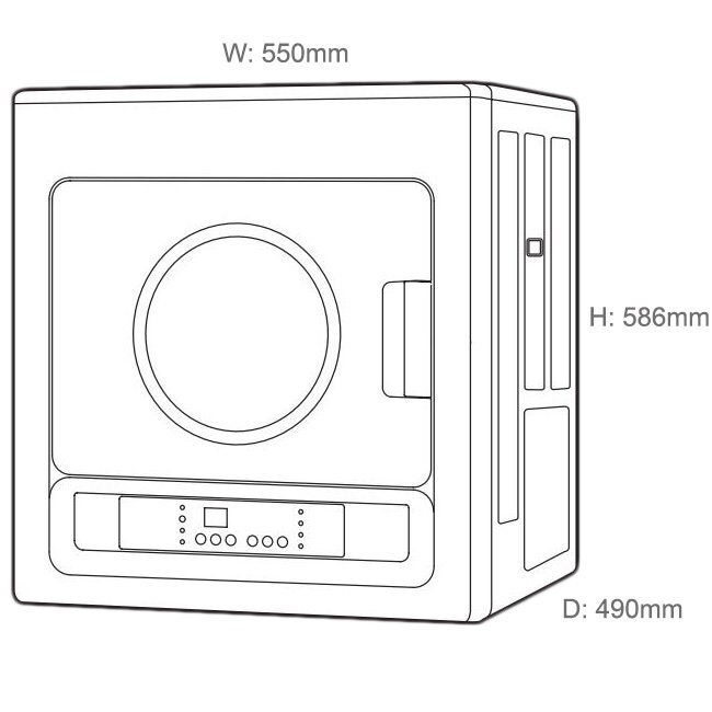 Rinnai 4kg Dry-Soft 4 Natural Gas Dryer DRYSOFT4N | Appliances Online