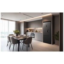 TCL 412L Bottom Mount Refrigerator Matte Black C440BFB hero image
