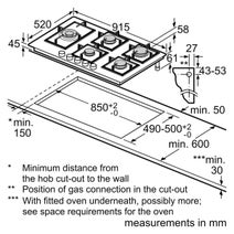 Siemens 90cm iQ700 Gas Cooktop ER9A6SH40A hero image