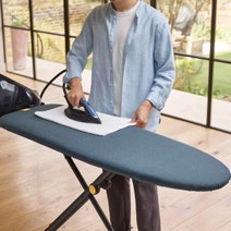 Joseph Joseph Glide Max Plus Large easy-store Ironing Board with Extra-large Retractable Steam Iron Rest - Blue Dots 50030 hero image