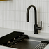 The Galley Ideal Gooseneck Bar Mixer Tap - Satin Black IBT-D-BSS-AU image NaN