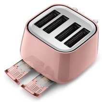 DeLonghi Eclettica Four Slice Toaster Pink CTY4003PK hero image