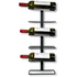 KingsBottle 6 Bottle H-Type Wall Mounted Metal Wine Rack WMRH-06B image NaN
