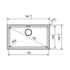 Franke Maris 720mm Single Bowl Topmount Sink - Stone Grey MRG610-72SGB image NaN