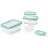 OXO Four Piece Smart Seal Glass Rectangular Container Set 48584 image NaN