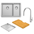 Abey Lucia 190 Sink & Tap Pack LUA190T14 image NaN