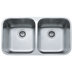 Franke SQX120D-2 Steel Queen Double Bowl Undermount Sink hero image