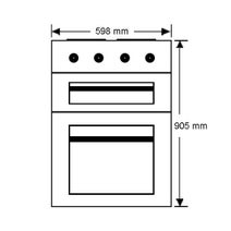 Freestanding Westinghouse Gas Oven/Stove GSP625W hero image