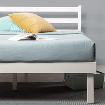Zinus Robin Queen Solid Wood Bed Frame White AU-FPWOPW-14Q hero image