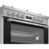 Beko 90cm Dual Fuel Stainless Steel Freestanding Oven BFC916GMX1 image NaN