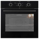 Emilia 60cm Electric Fan Forced Oven Black Glass EMRENT65EN hero image