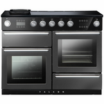 Falcon 110cm Nexus Steam Freestanding Electric Oven/Stove Slate and Chrome NEX110SOEISL-CH hero image