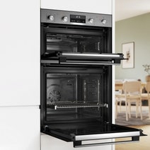 Bosch 60cm Series 6 Built In Double Oven Stainless Steel MBG578FS3A hero image
