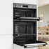 Bosch 60cm Series 6 Built In Double Oven Stainless Steel MBG578FS3A image NaN