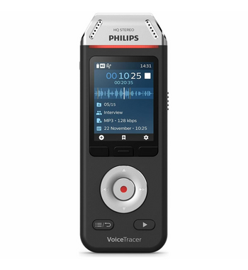 Philips DVT 2 Mic Stereo 8GB Voice Recorder with Battery DVT2110