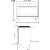 Euromaid CS9TS 90cm Freestanding Electric Oven/Stove hero image