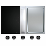 Bora Professional 3.0 Surface Induction & Tepan Module Cooktop with Integrated Rangehood PKAS3FIT hero image