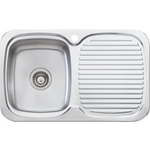 Oliveri LL116 Lakeland Single Bowl Right Hand Drainer Sink hero image