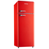 Linarie Valloire 209L Red Retro Top Mount Fridge - Manual Defrost LK200DDRED image NaN
