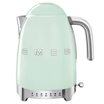 Smeg 50s Retro Style Temperature Control Electric Kettle Pastel Green KLF04PGAU hero image