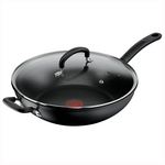 Tefal Specialty Hard Anodised Non-Stick Wok 32cm with Lid B4849417 hero image