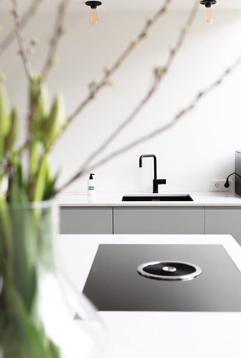 BORA BIU 76cm Basic Induction Cooktop with Integrated Ventilation System hero image