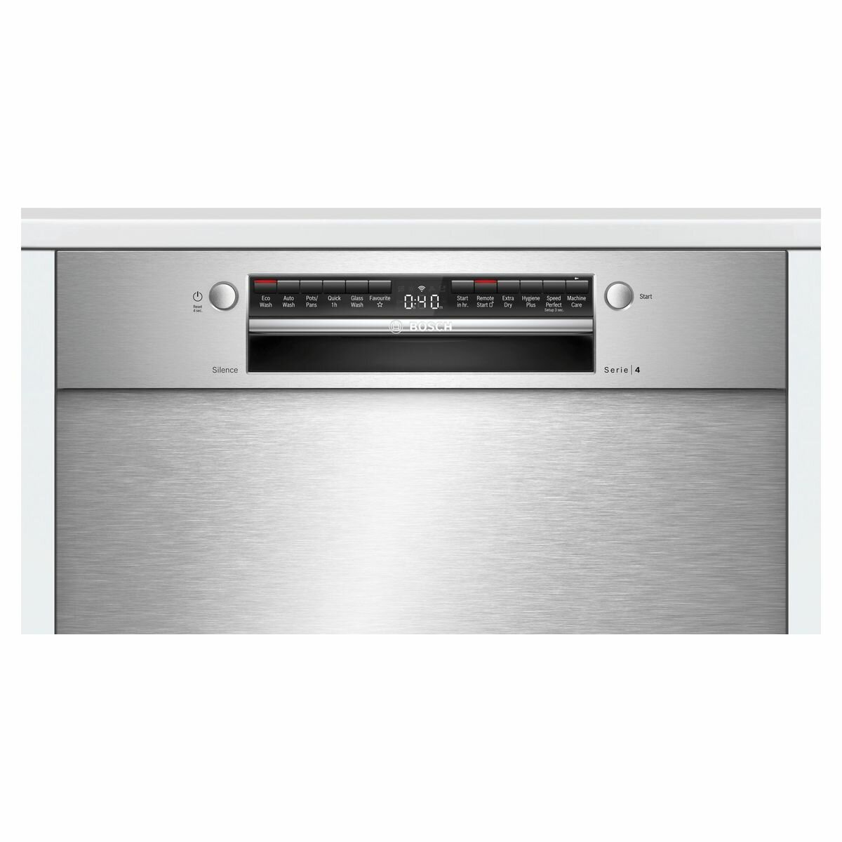 Bosch 60cm Series 4 Built Under Stainless Steel Dishwasher SMU4HTS01A Appliances Online