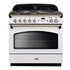 Falcon 90cm Classic FX White Dual Fuel Freestanding Oven CLA90FXDFWHBR image NaN