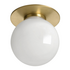CTO Lighting Mezzo Wall Or Ceiling Light - Brass and Opal MEZCWSSBGO image NaN