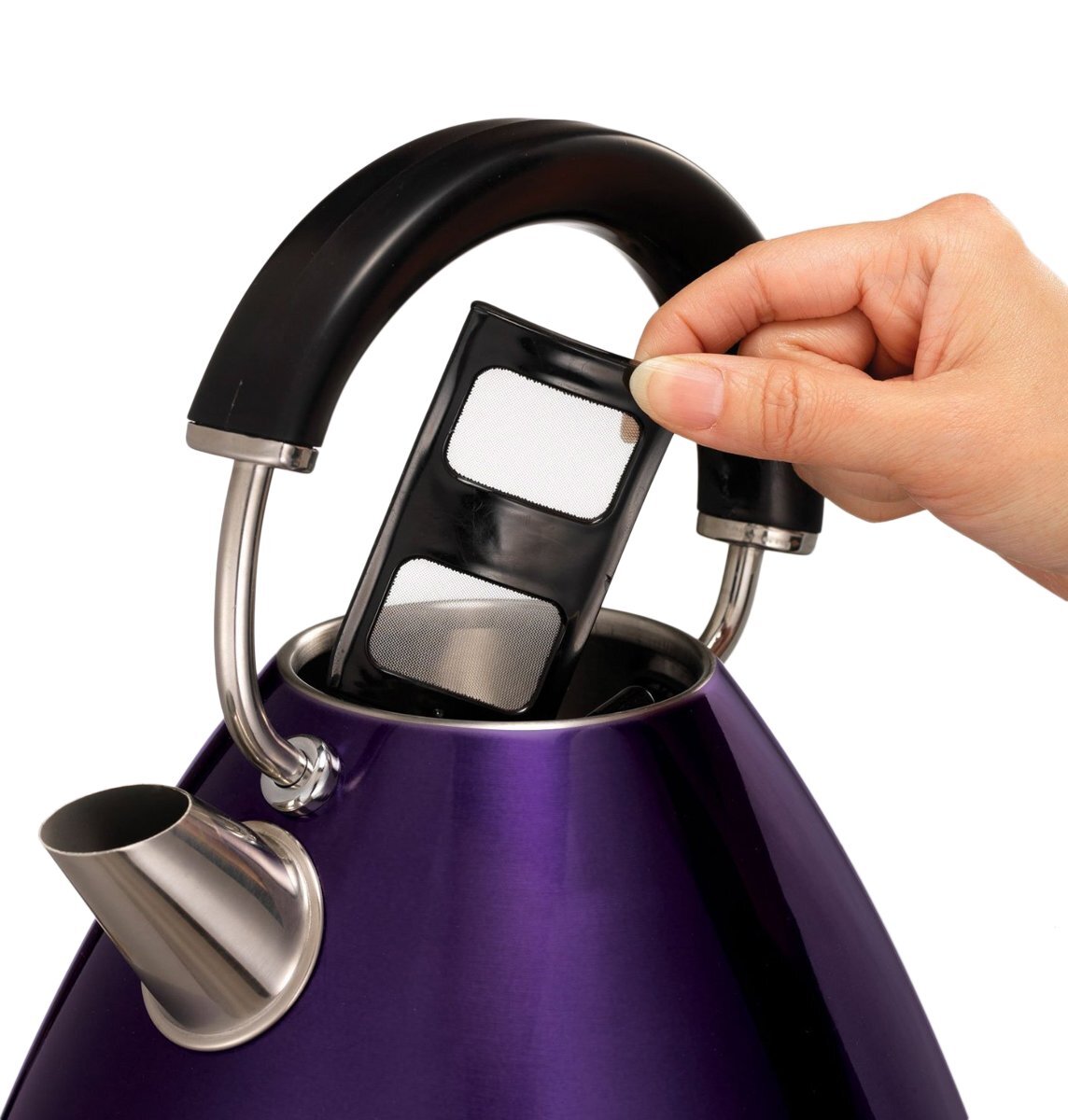 Morphy Richards 242022102020 Accents Toaster and Kettle Pack Plum Appliances Online