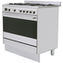 Smeg 90cm Classic Freestanding Dual Fuel Oven-Stainless Steel FS9606XS1 image NaN