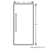Husky CGN700-AL 589L Upright Fridge image NaN